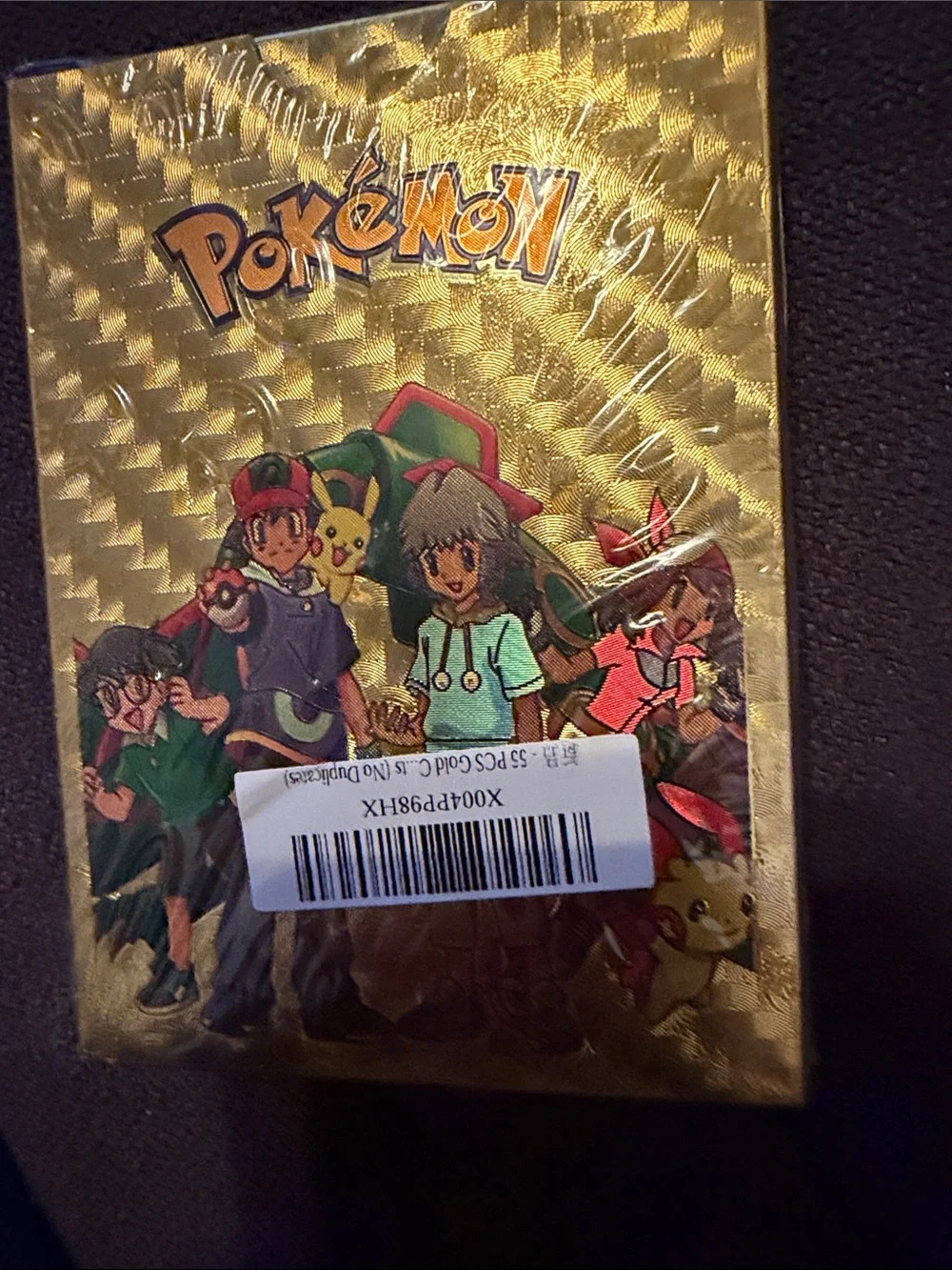 Gold Foil 55 ct Pokemon cards